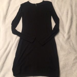 Rag & Bone KNIT black ribbed dress XS
